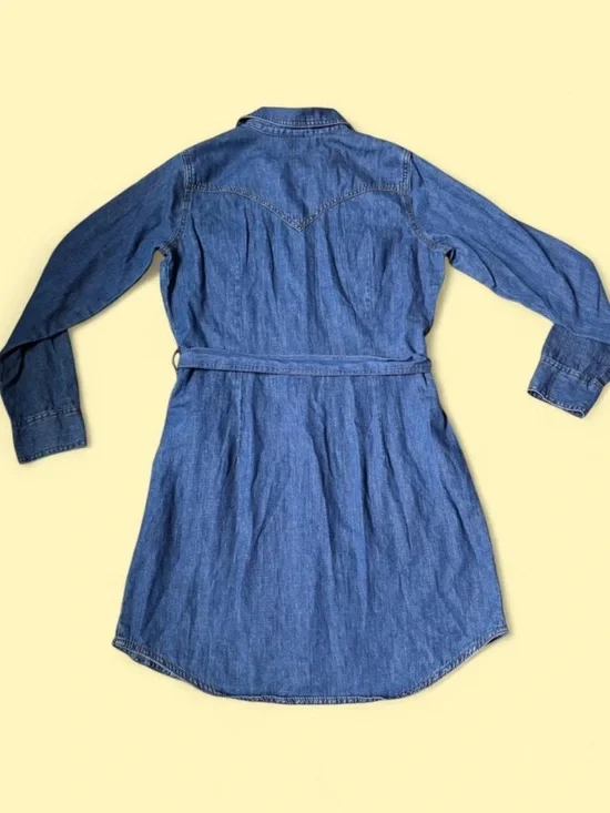 NWOT Wrangler Retro Denim Shirt Dress - Picture 6 of 7